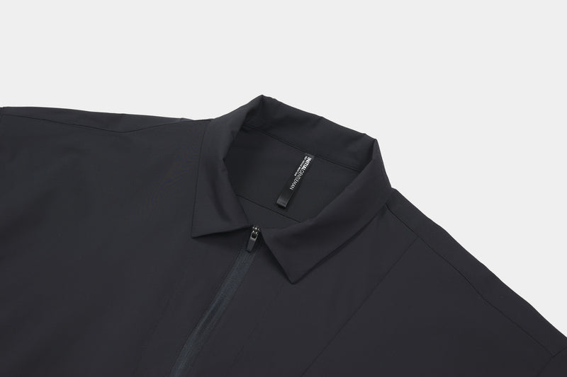Lightweight Zip up Polo Shirt