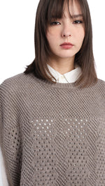 2-Way Round Neck Sweater Style Dickey