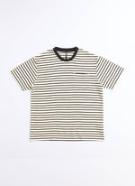 Jacquard Short Sleeves Border Top (T03)