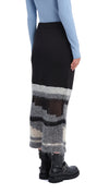 Mix Yarn Knit Skirt