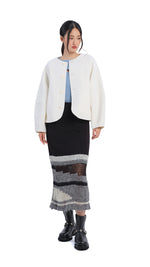 Mix Yarn Knit Skirt