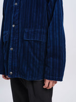 Indigo Cotton Corduroy Hunting Jacket