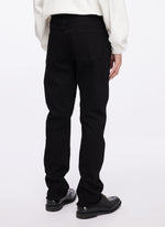 9.8oz Cotton Polyester Spandex Slit Jeans