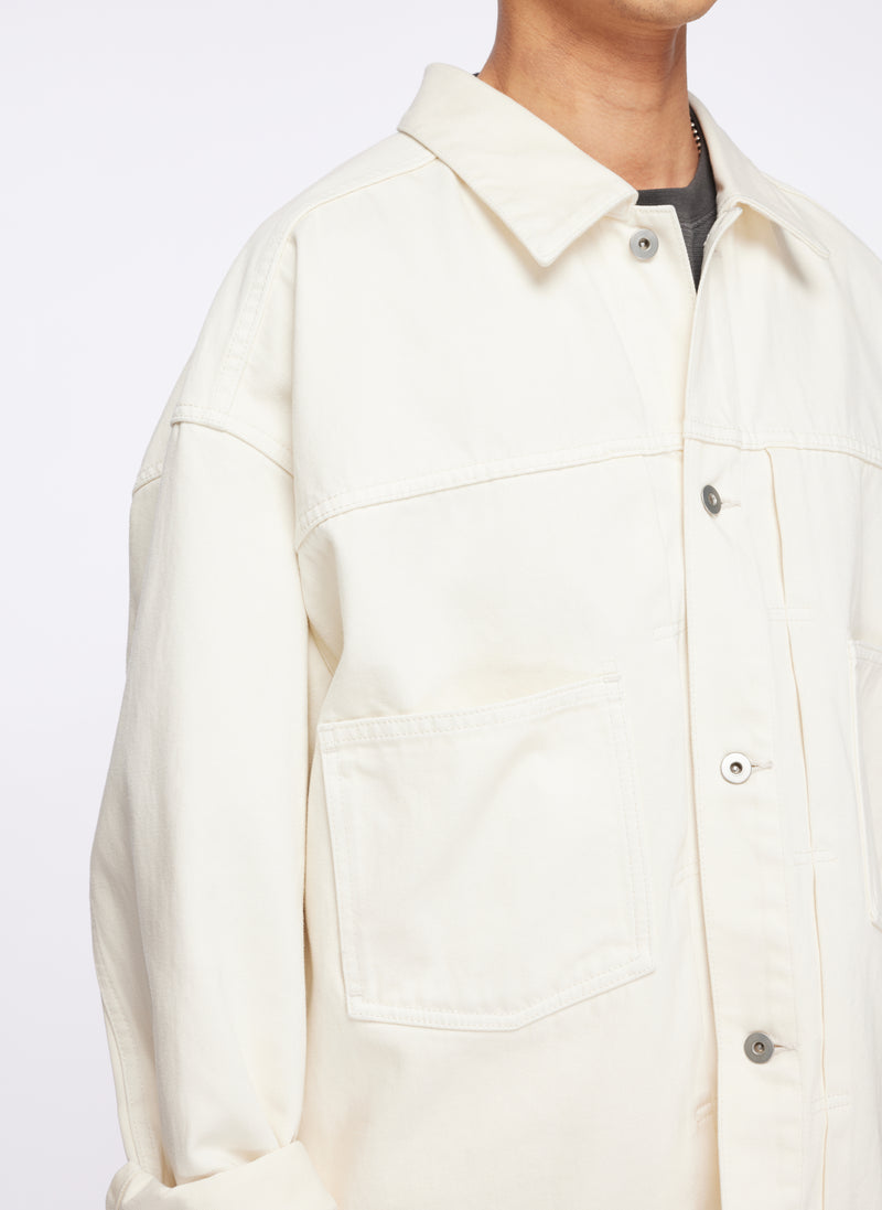 15oz Cotton Denim Work Jacket