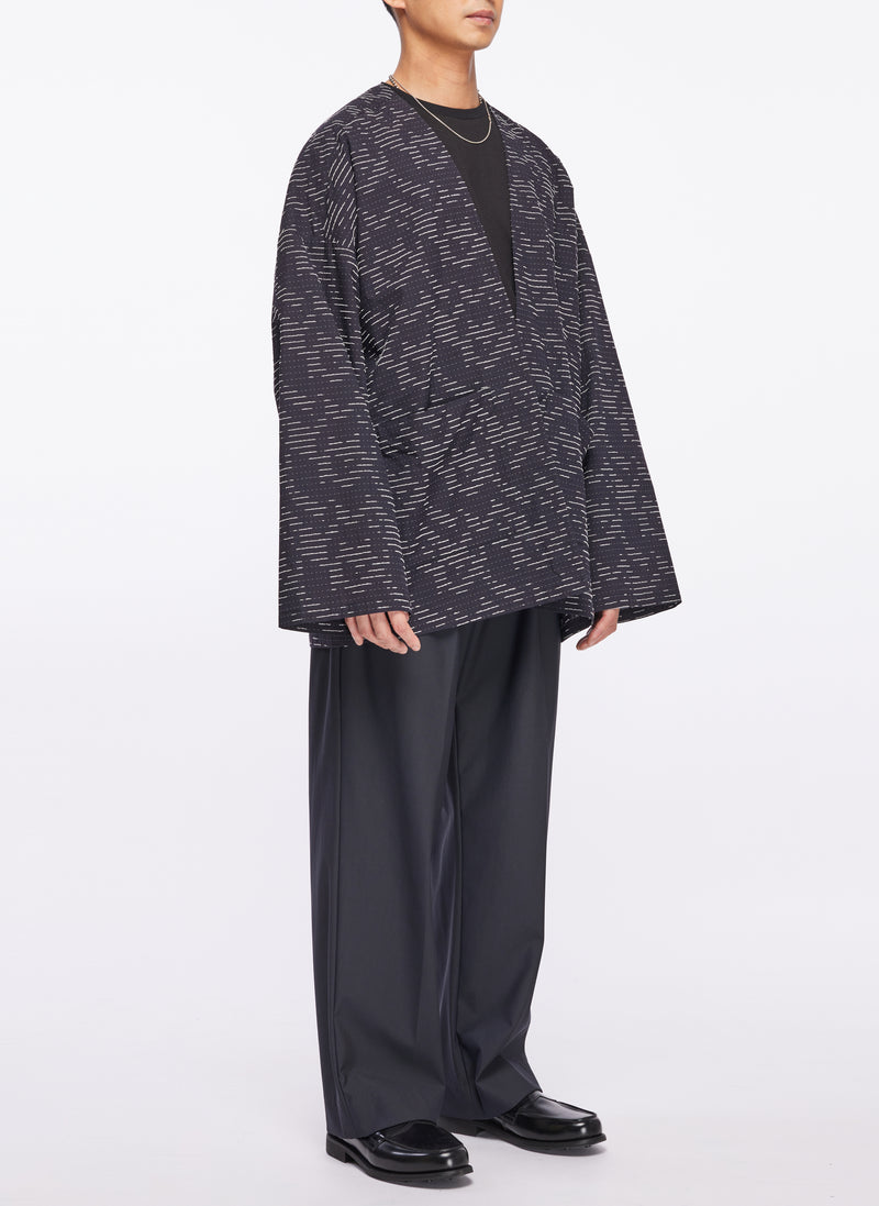 Albini Cotton Jacquard Kimono