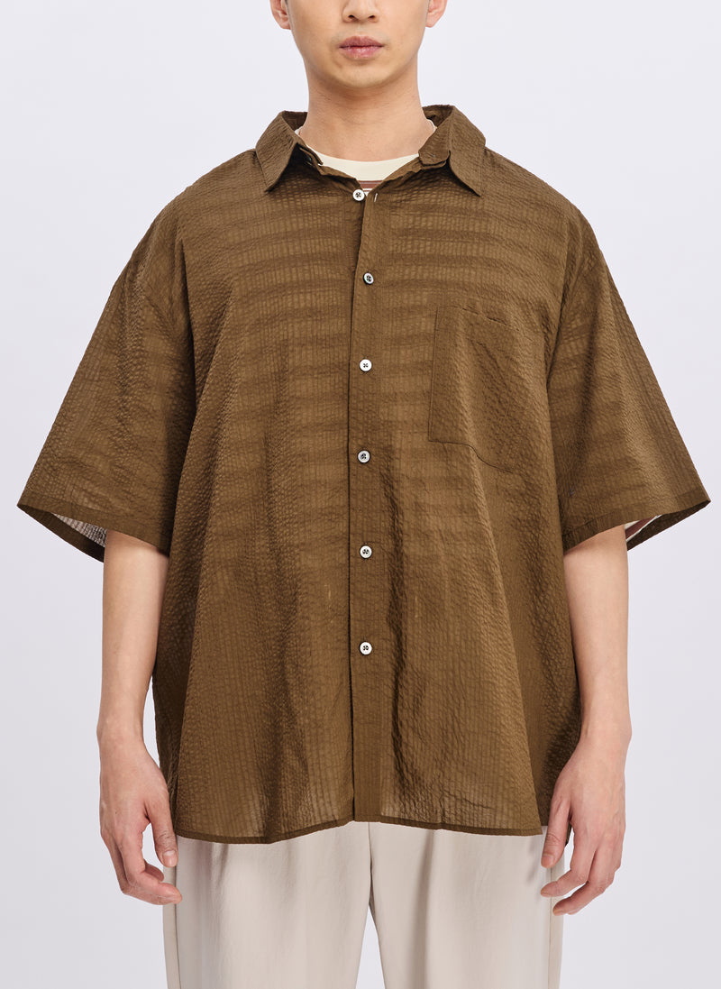 80S Miracle Wave Cotton Dyed Lawn Classic Short Sleeve Shirt