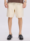 Cotton Nylon Pleated Shorts