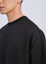 Polyester Spandex Jacquard Tee