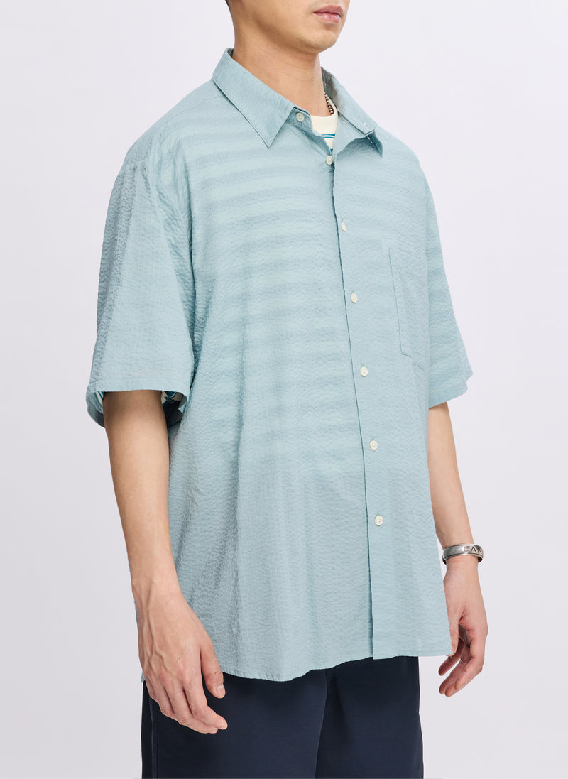 Cotton Dyed Lawn Classic Short sleeve Shirt