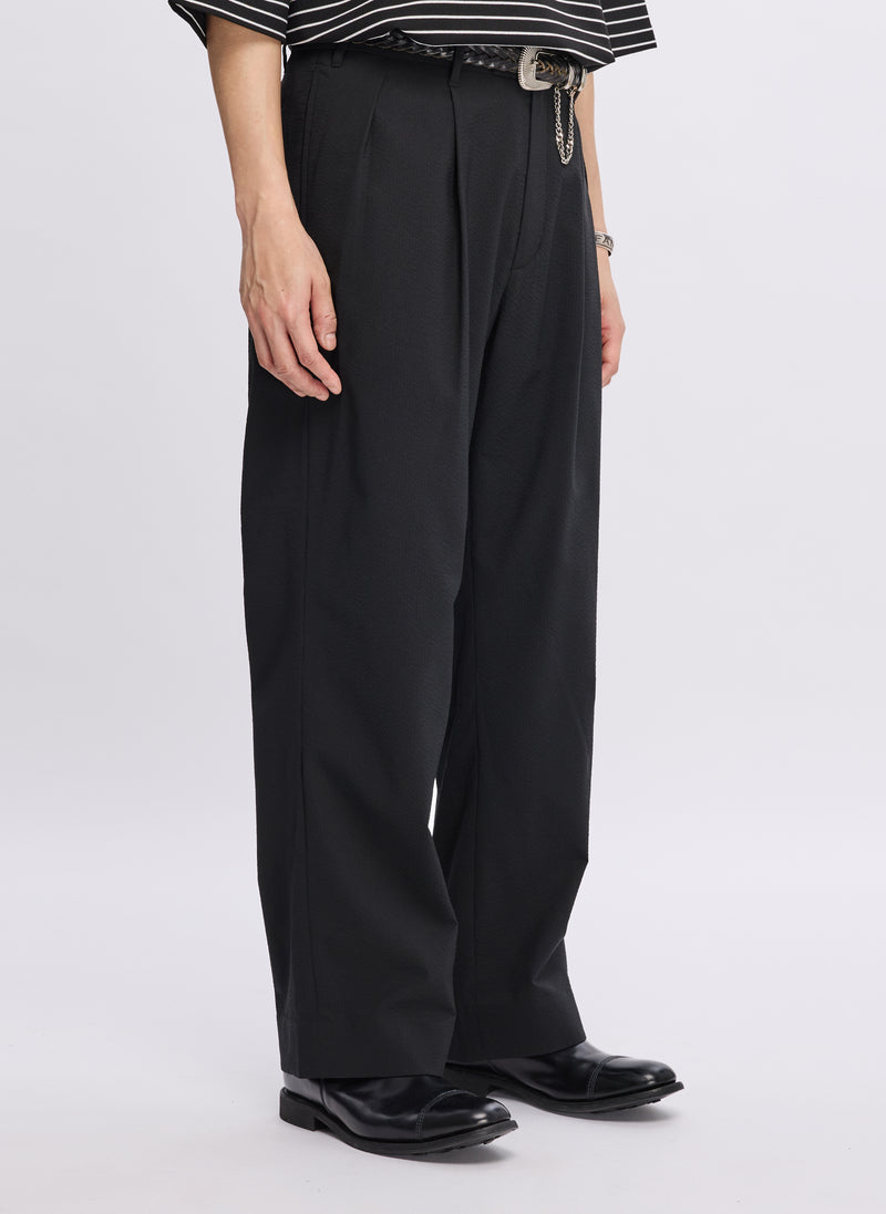 ECO Seersucker Solotex Ankle Length Wide Tapered (P-15)