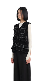 Velvet Knitting Waistcoat