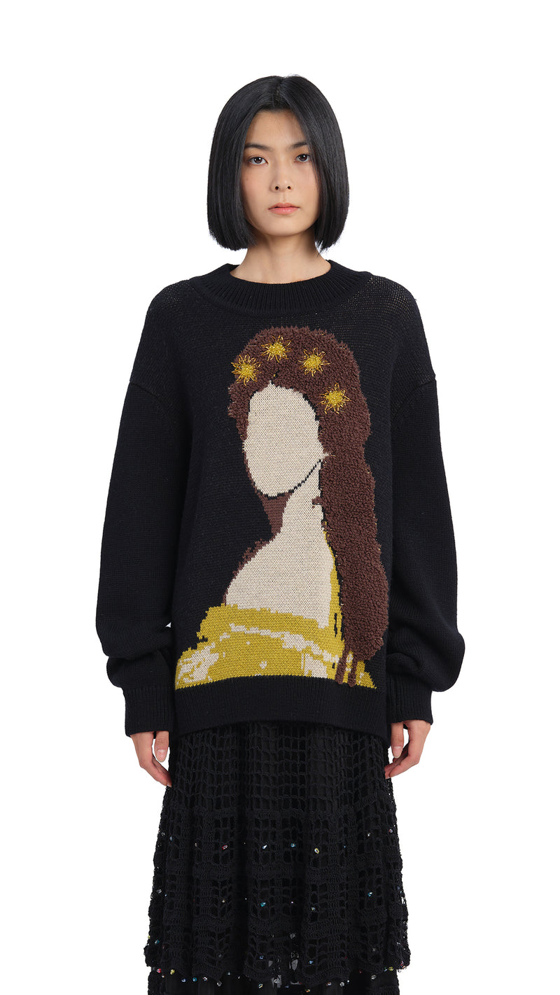 Queen Sisi Portrait Sweater