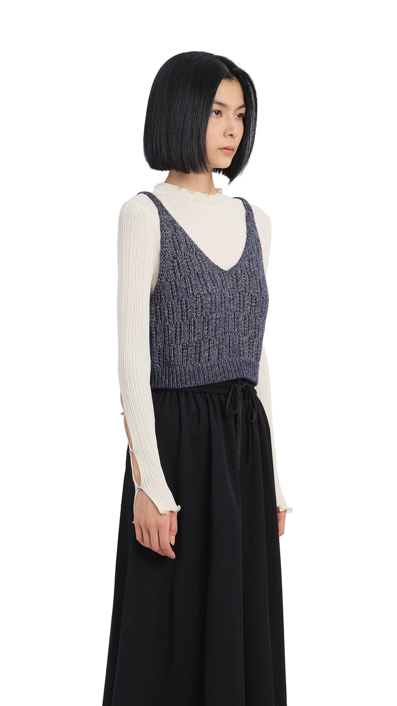 Textural Knit Vest