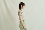 Printed See Through Top