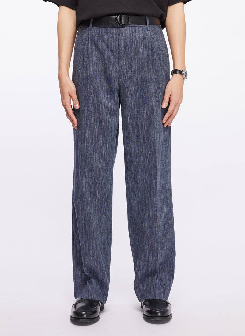 Marzotto Cotton Wool Pleated Suit Pants