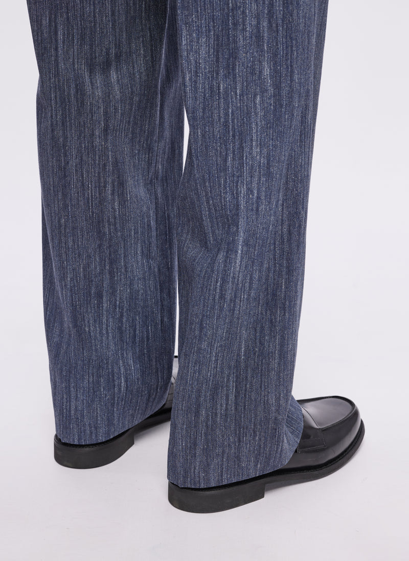 Marzotto Cotton Wool Pleated Suit Pants
