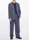 Marzotto Cotton Wool Pleated Suit Pants