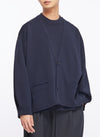 Polyester Business Knit Cardigan
