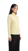 Contrast Trims Turtle Neck Top