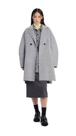 Melange Double Face Coat