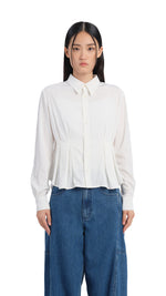 Pleated Flare Shirt