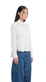 Pleated Flare Shirt