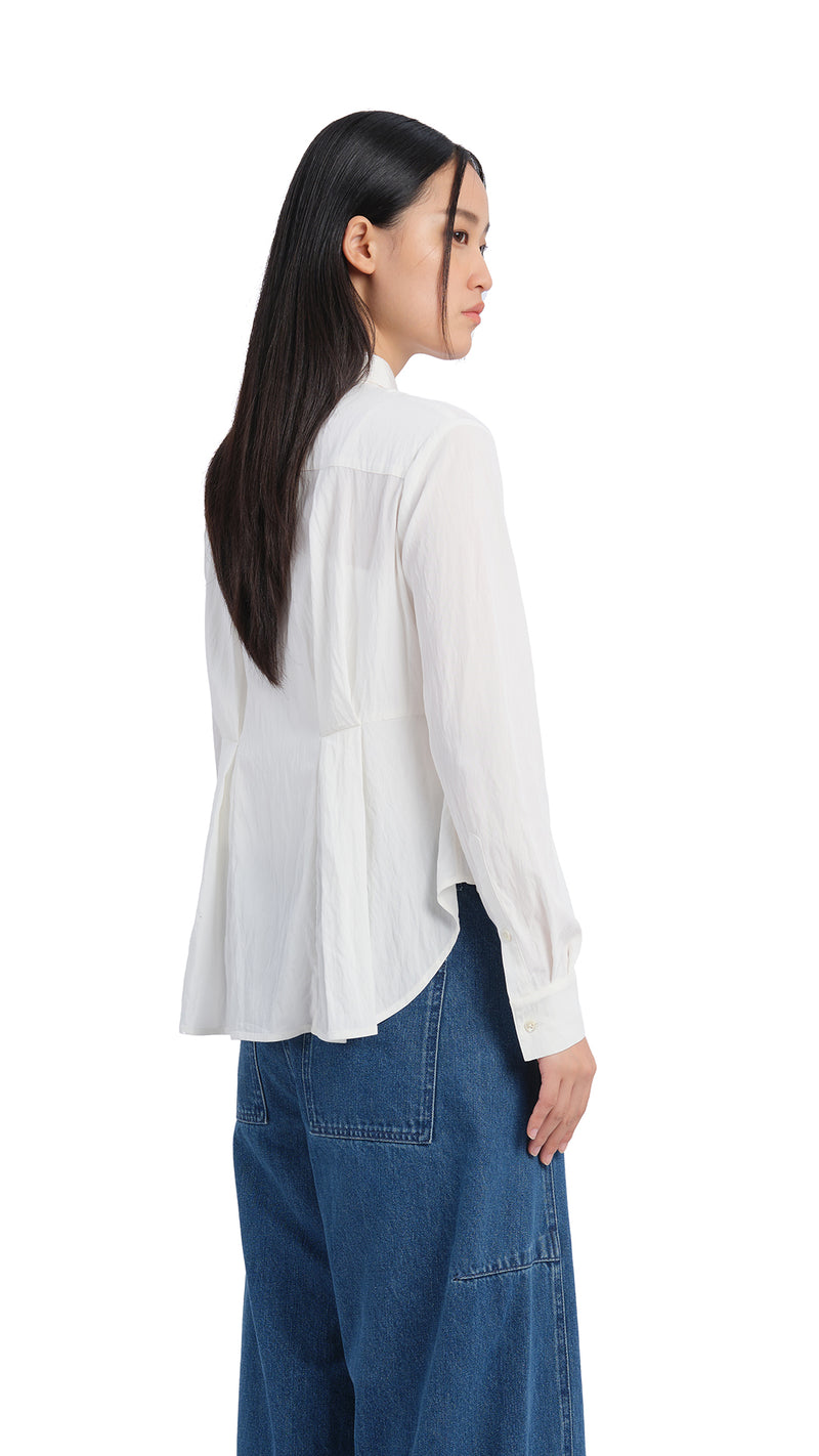 Pleated Flare Shirt