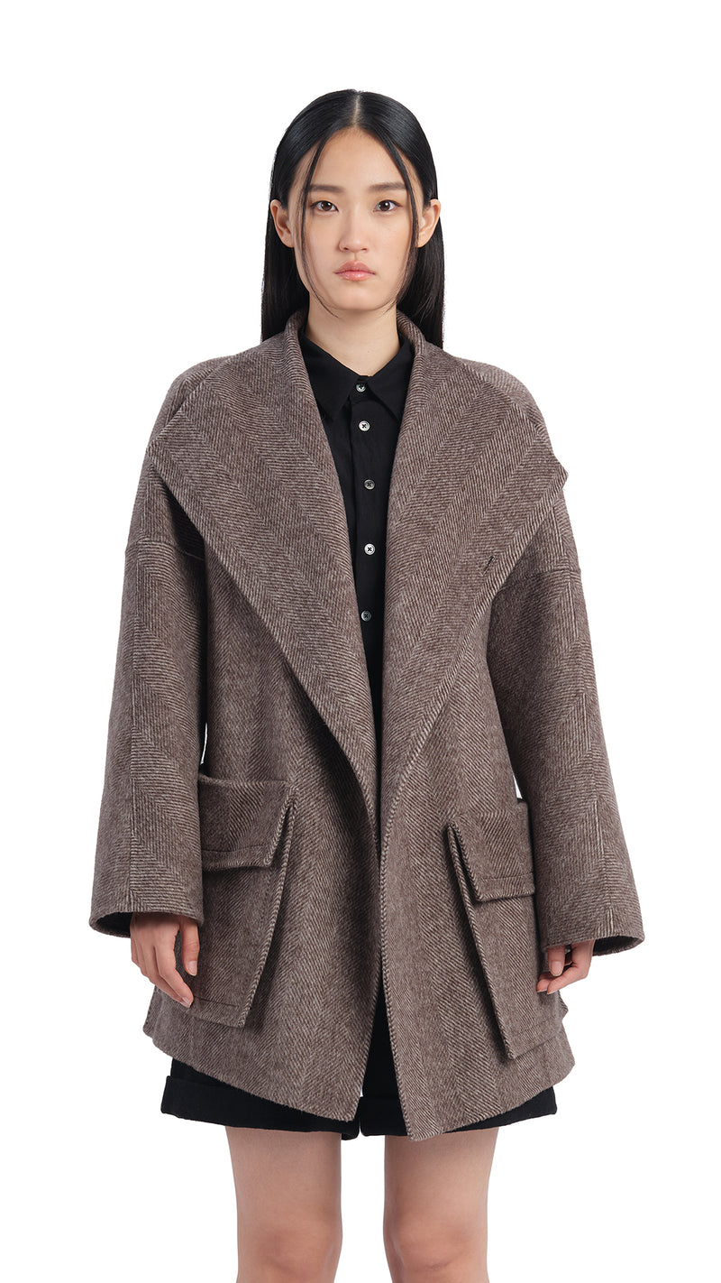 Herringbone Double Face Jacket