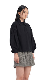 Pleated Sleeves Top