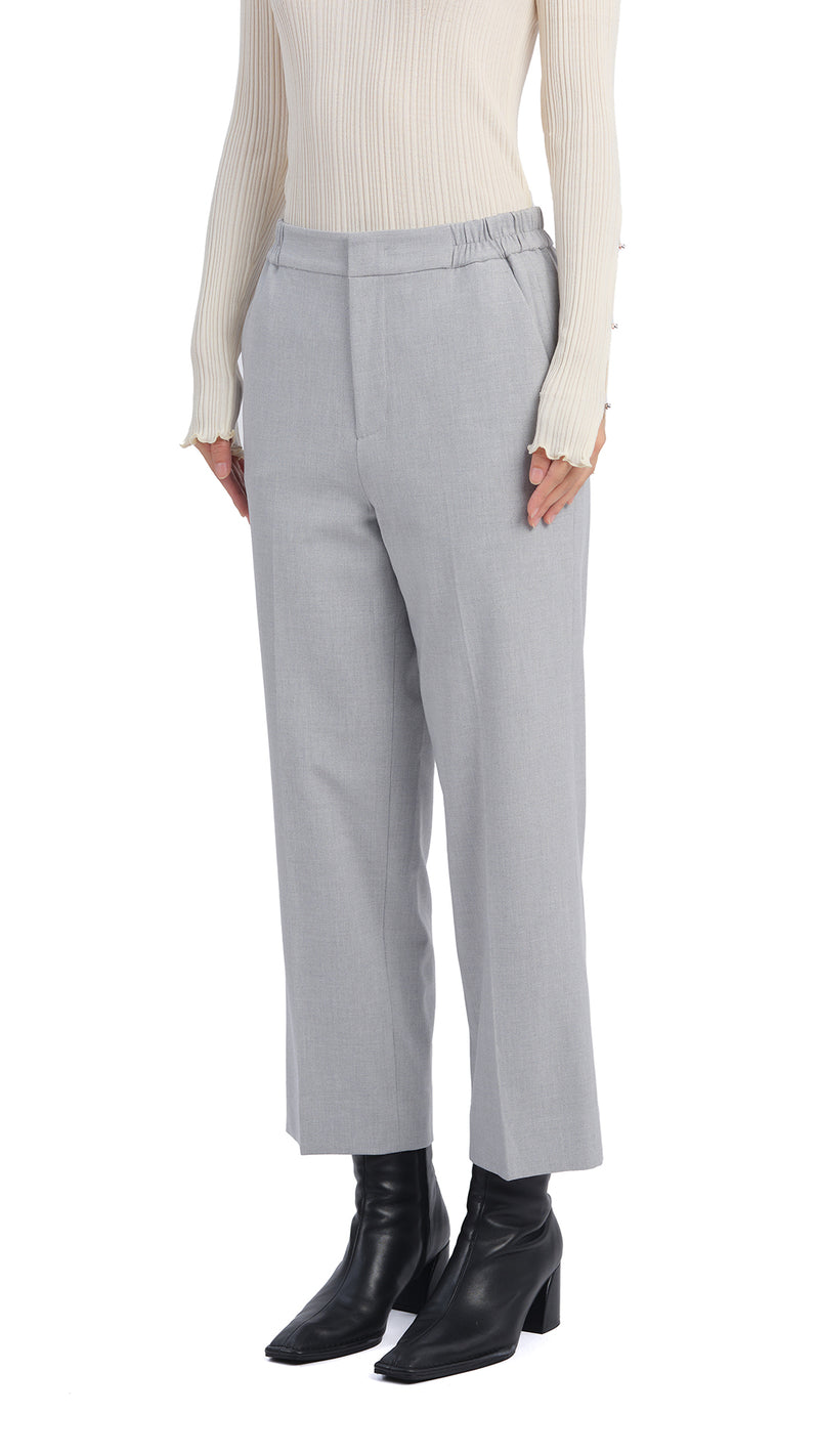 Straight-Leg Trousers