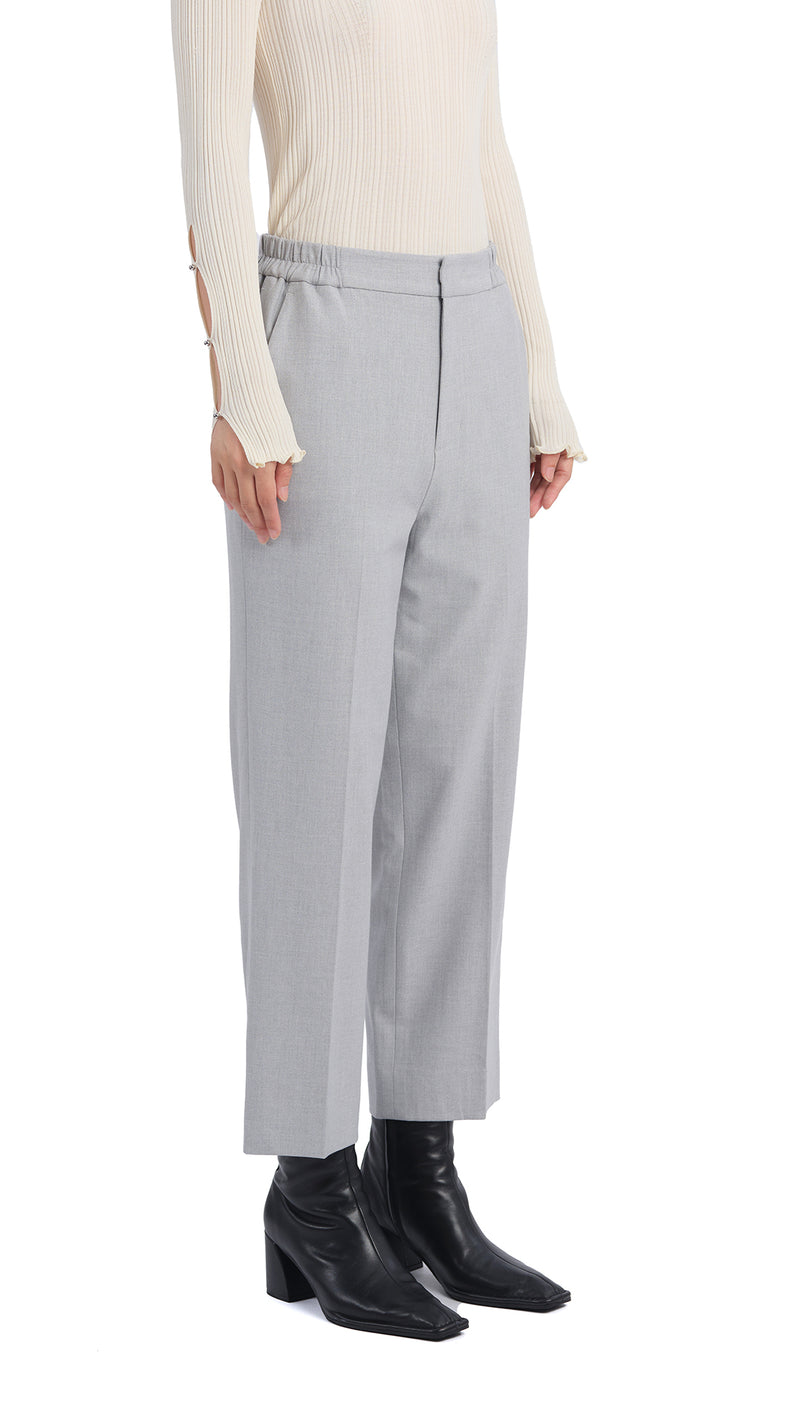 Straight-Leg Trousers