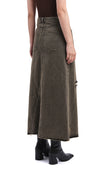 Soil Denim Studded Maxi Skirt