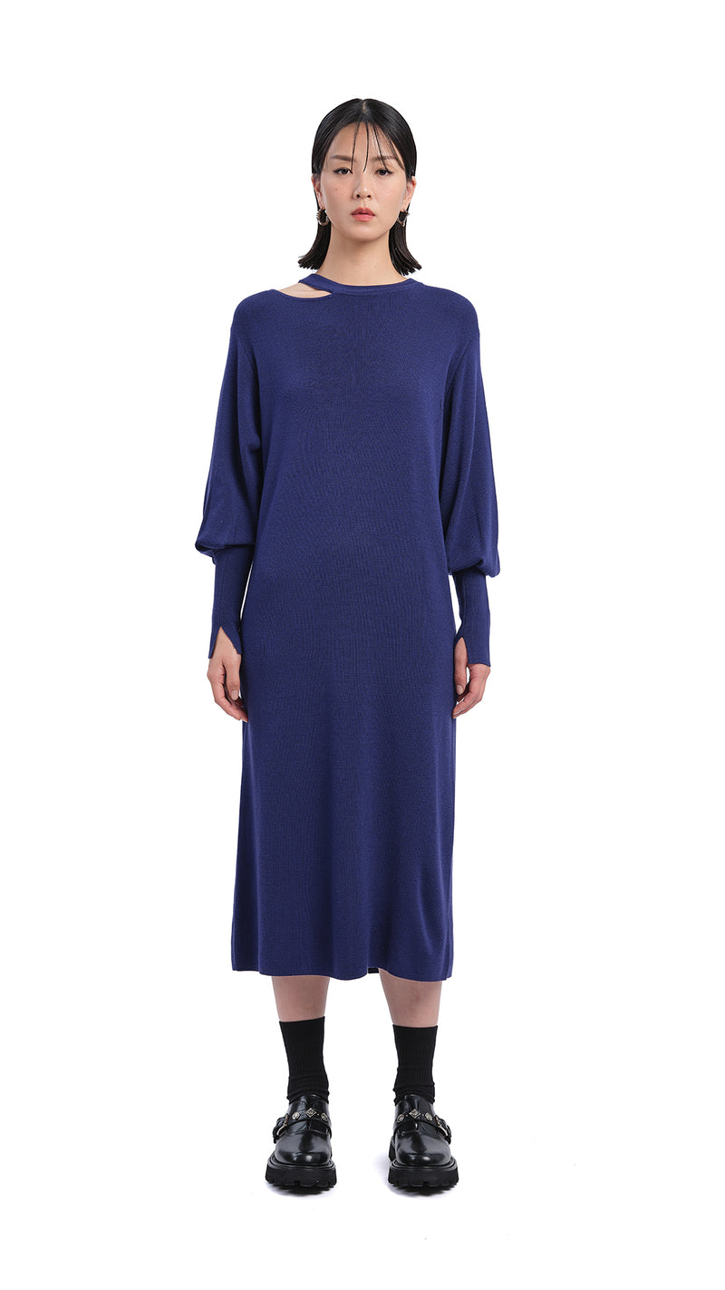 Biella Wool Knit Dress