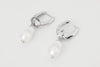 Glamour Distort Earrings With Faux Pearl