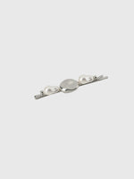 Glamour Distort Hairclip Set With Faux Pearl