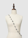 Glamour Distort Bodychain With Faux Pearl