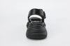 Buckled Leather Slingback Sandals