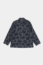 Japan Imported Cotton Polyester Jacquad Open Collar Shirt Jacket