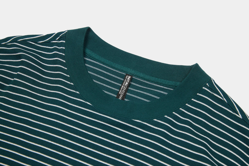 Short Sleeves Border Tee