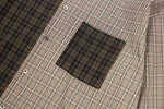 40S Cotton Checkers Typewriter Blocking Shirt