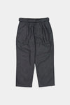 Cotton Linen Denim Belted Pants