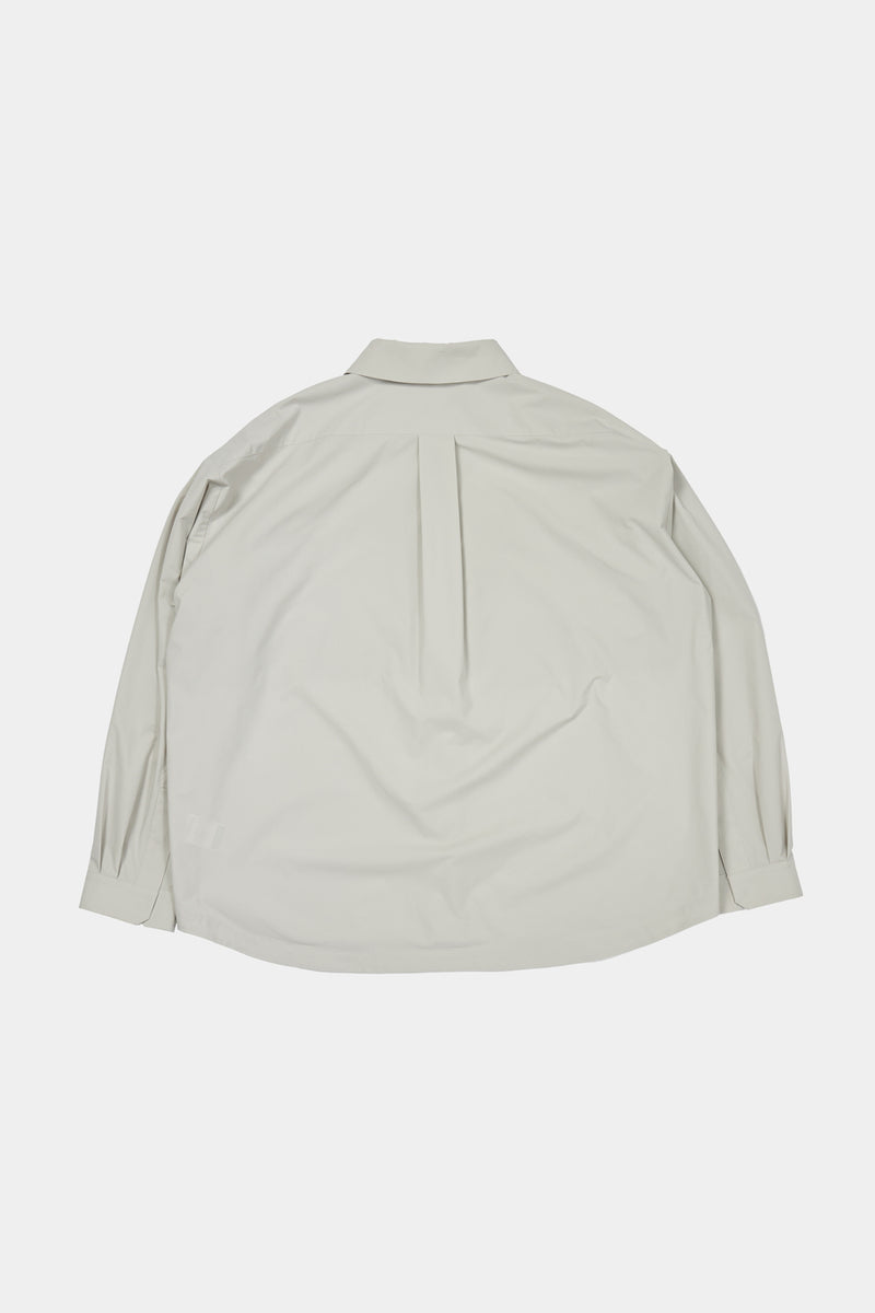 70D Nylon/Pu Snap Button Shirt Jacket