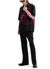 Evangelion X INITIAL Eva01 Print Open Collar Shirt