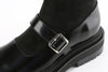Squared-Toe Knee-High Mary-Jane Boots