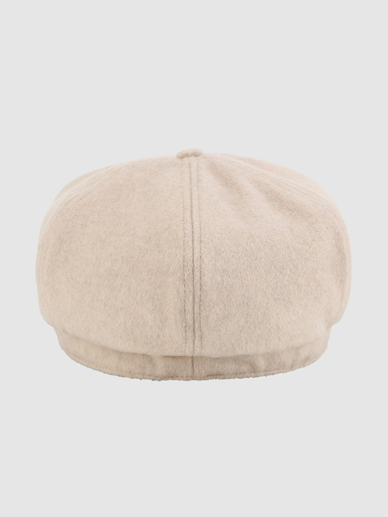 Wool Mixed Newsboy Cap