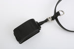Crossbody Ticked Leather Belt With Mini Bag