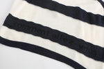 Stripe Knitted Halter Neck Vest Top