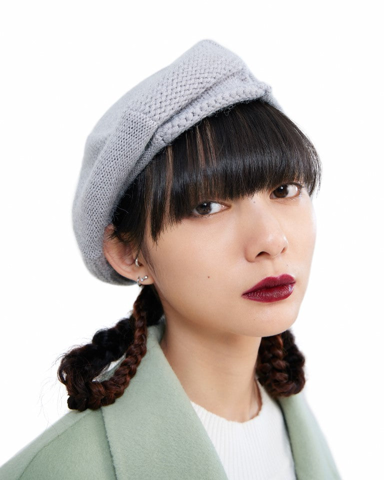 Mixed Knitted Beret