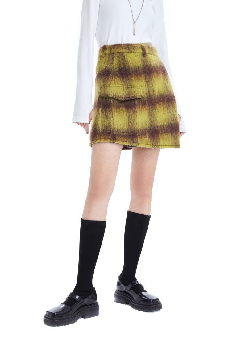 Squared-Toe Knee-High Mary-Jane Boots
