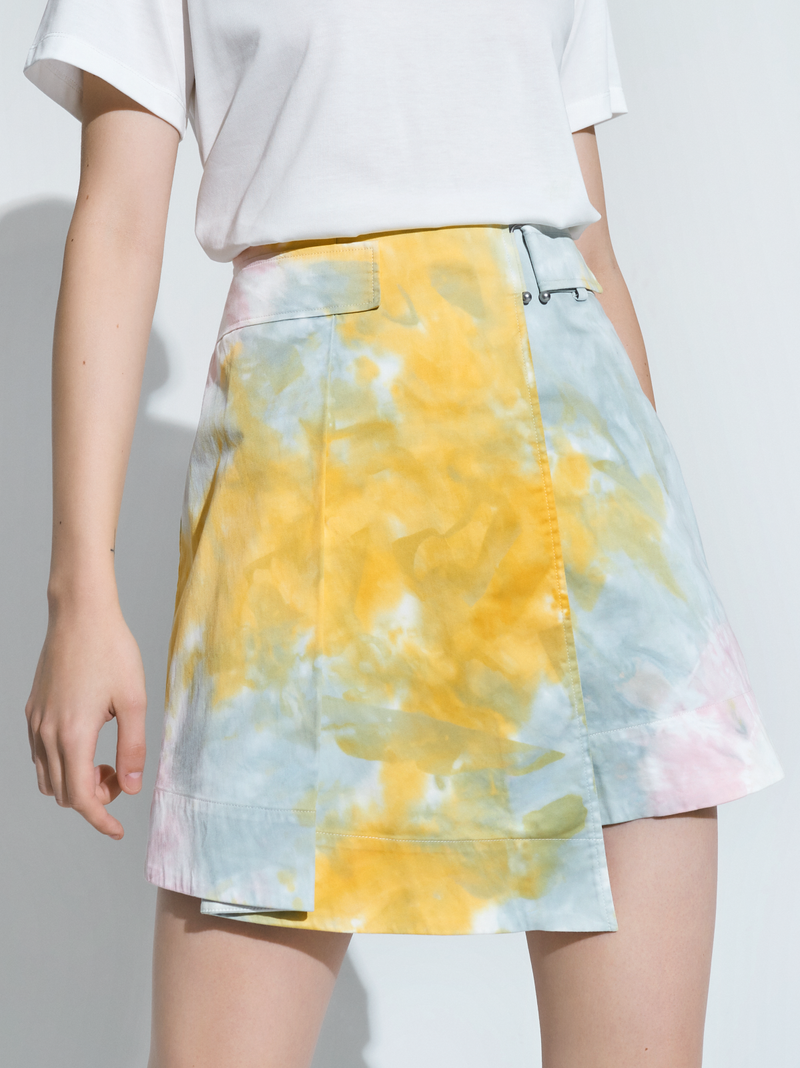 Tie Dye Mini Skirt